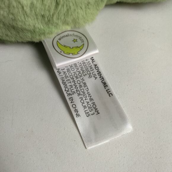 Animal Adventure Green Dragon Dino Hooded Blanket Pet Stuffed Animal Lovey - Picture 10 of 10